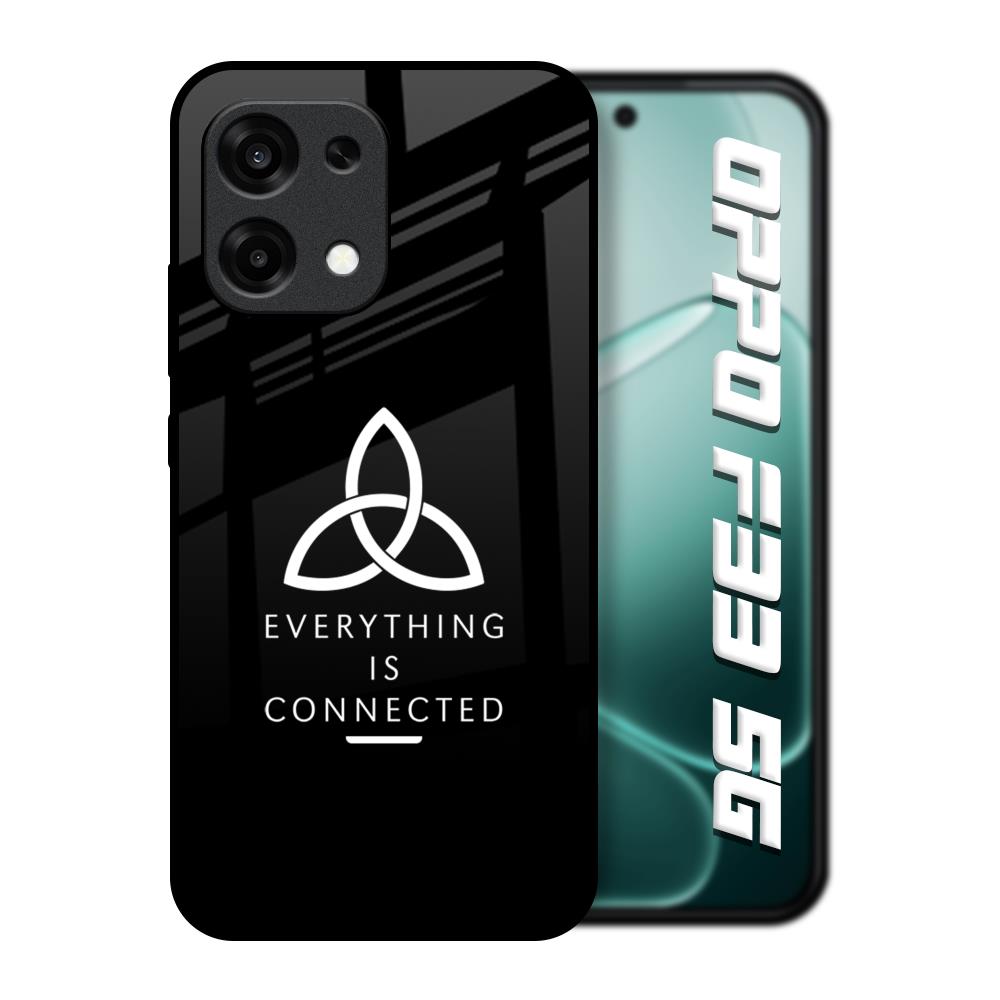 Everything Is Connected Oppo F33 5G Glass Back Cover Online