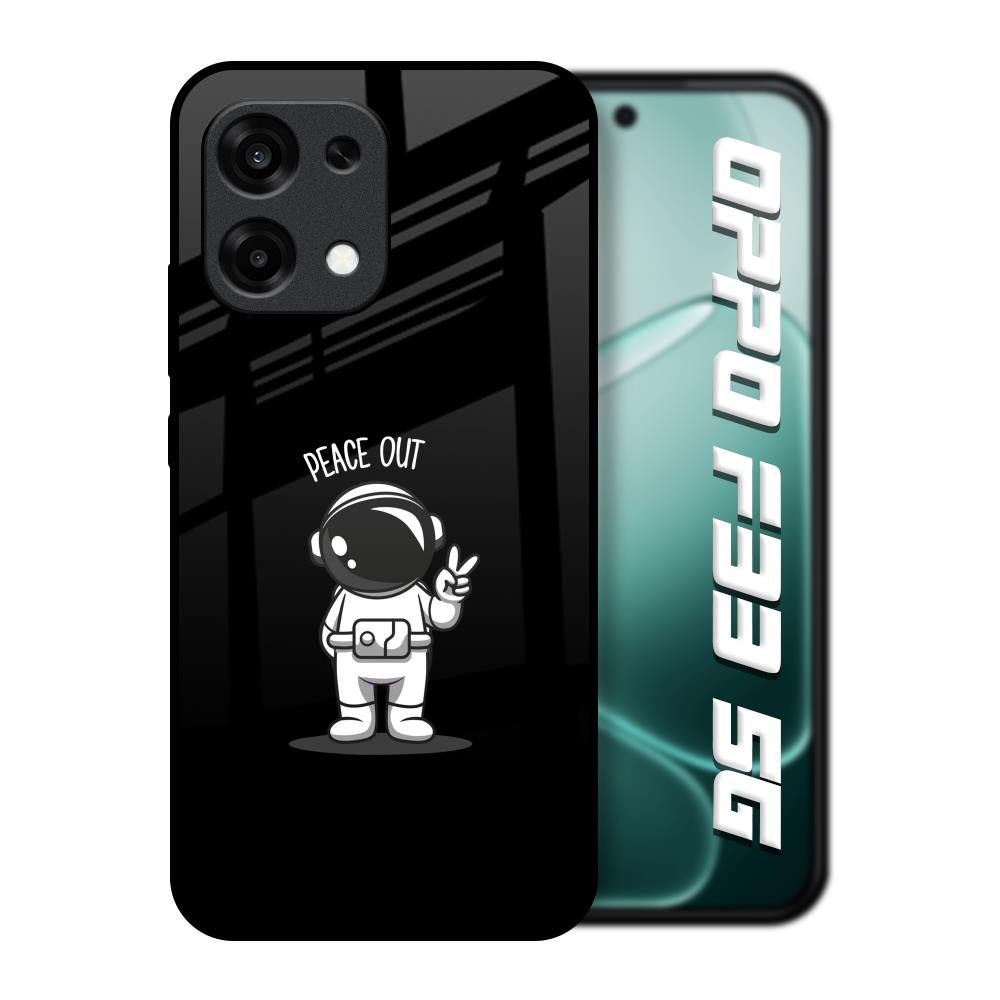 Peace Out Astro Oppo F33 5G Glass Back Cover Online