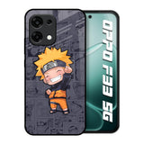 Orange Chubby Oppo F33 5G Glass Back Cover Online
