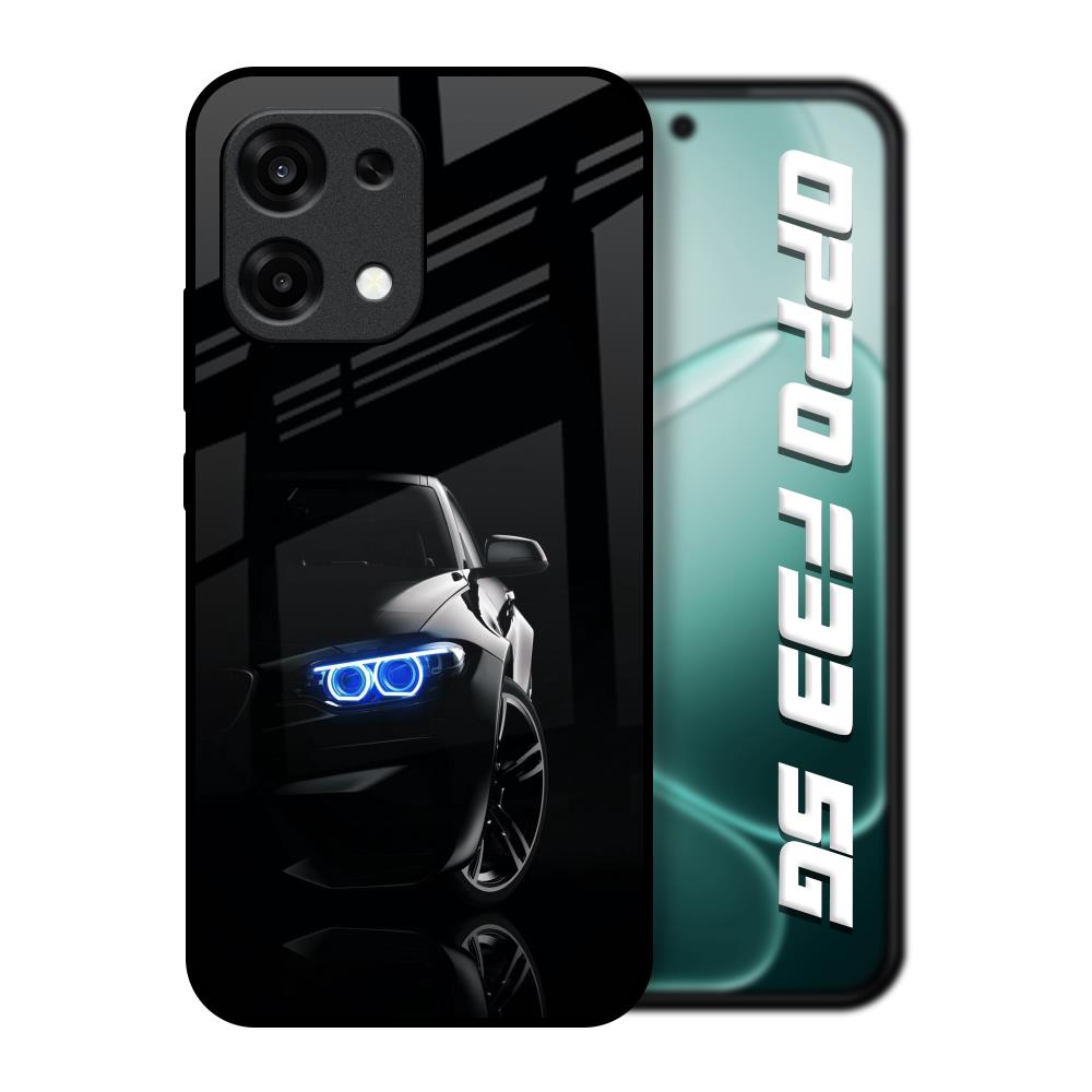 Car In Dark Oppo F33 5G Glass Back Cover Online