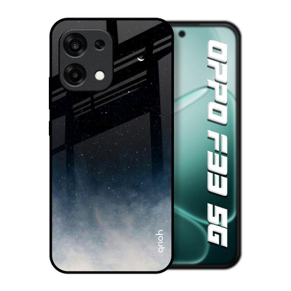 Black Aura Oppo F33 5G Glass Back Cover Online