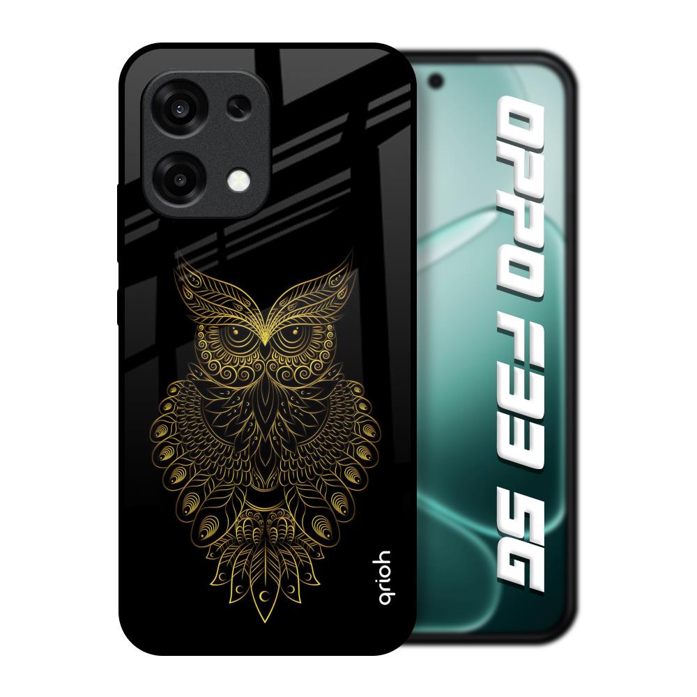 Golden Owl Oppo F33 5G Glass Back Cover Online