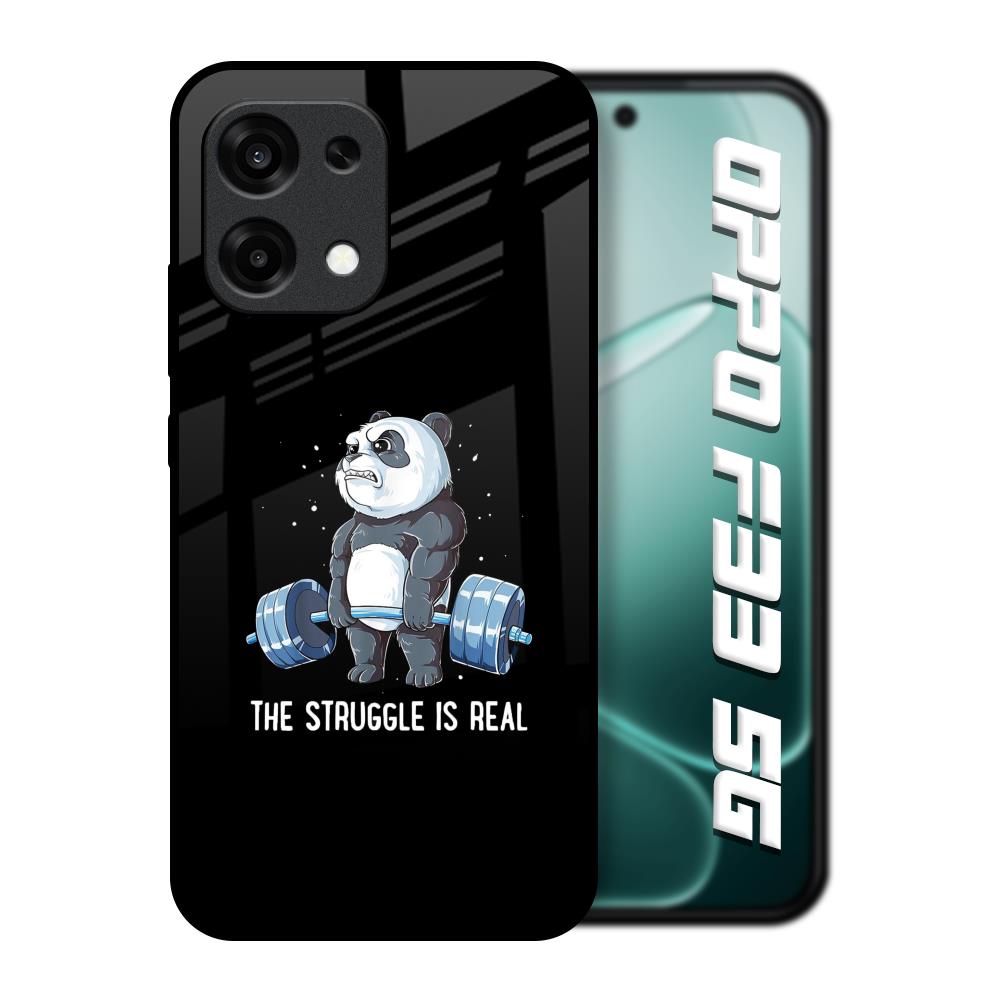Real Struggle Oppo F33 5G Glass Back Cover Online