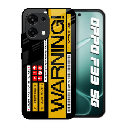 Aircraft Warning Oppo F33 5G Glass Back Cover Online