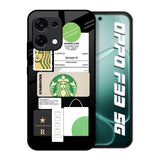 Coffee Latte Oppo F33 5G Glass Back Cover Online
