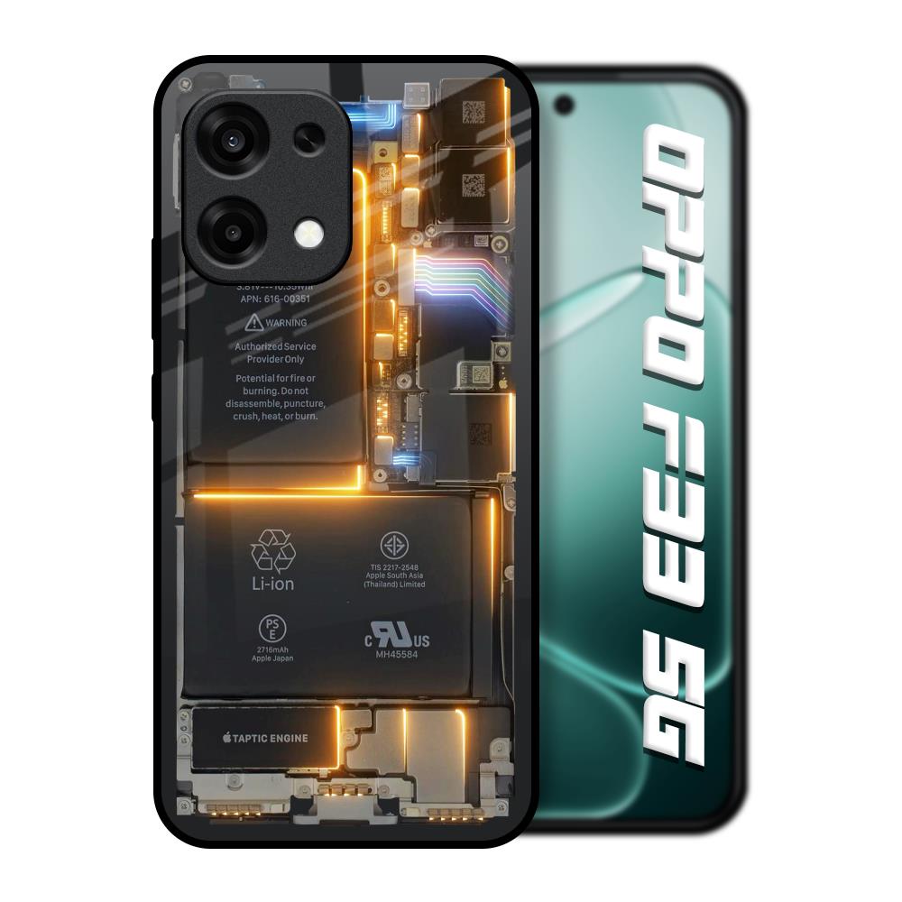 Glow Up Skeleton Oppo F33 5G Glass Back Cover Online