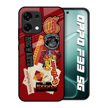 Gryffindor Oppo F33 5G Glass Back Cover Online