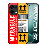 Handle With Care Oppo F33 5G Glass Back Cover Online
