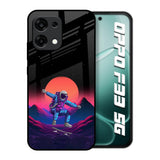 Retro Astronaut Oppo F33 5G Glass Back Cover Online