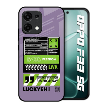Run & Freedom Oppo F33 5G Glass Back Cover Online