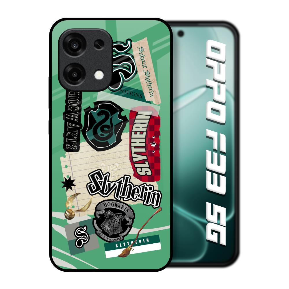 Slytherin Oppo F33 5G Glass Back Cover Online