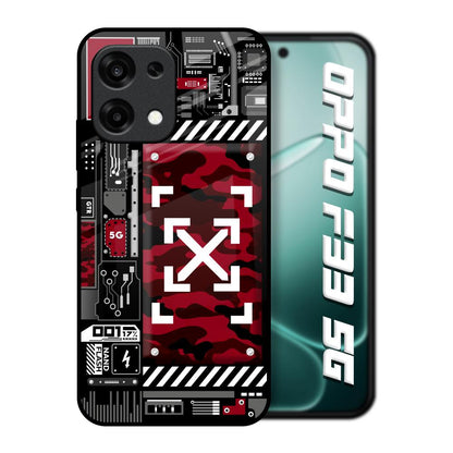 Technology Art Oppo F33 5G Glass Back Cover Online