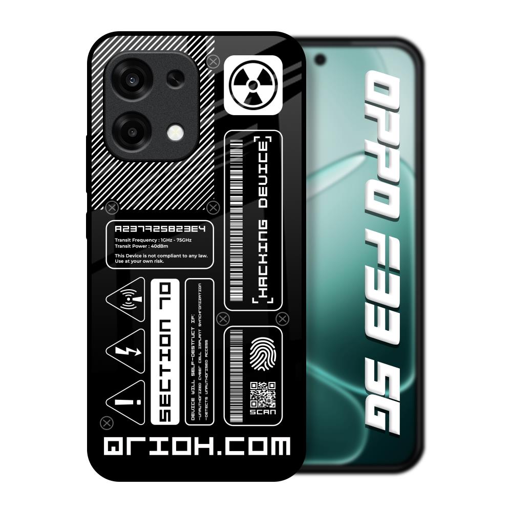 Futuristic Art Oppo F33 5G Glass Back Cover Online