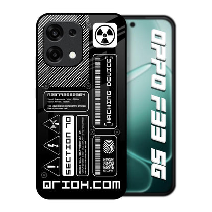 Futuristic Art Oppo F33 5G Glass Back Cover Online