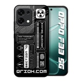 Futuristic Art Oppo F33 5G Glass Back Cover Online