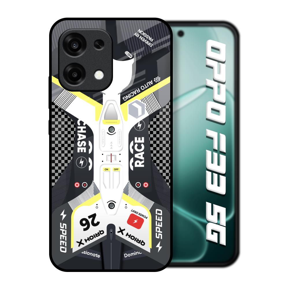 Car Enthusiast Oppo F33 5G Glass Back Cover Online