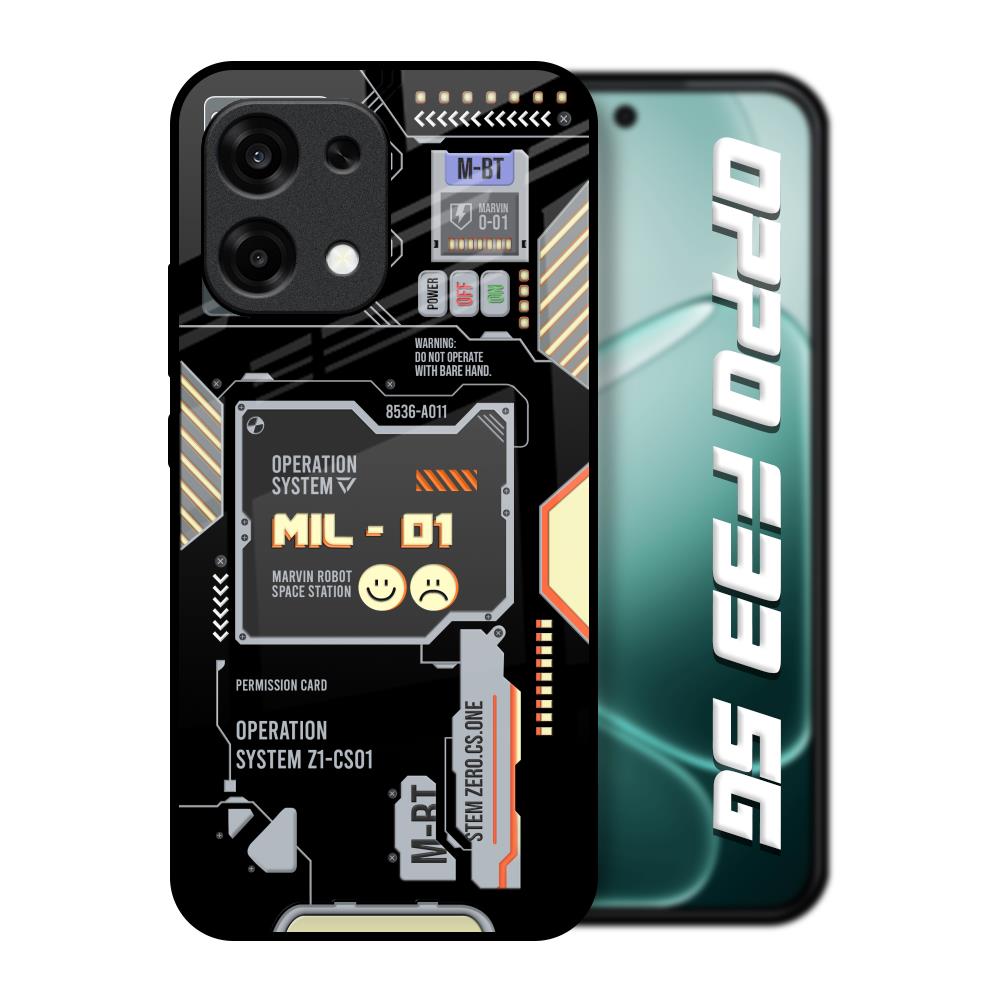 Exposed Parts Oppo F33 5G Glass Back Cover Online