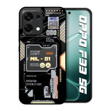 Exposed Parts Oppo F33 5G Glass Back Cover Online