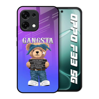 Gangsta Bear Oppo F33 5G Glass Back Cover Online