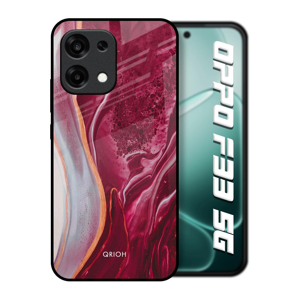 Crimson Ruby Oppo F33 5G Glass Back Cover Online