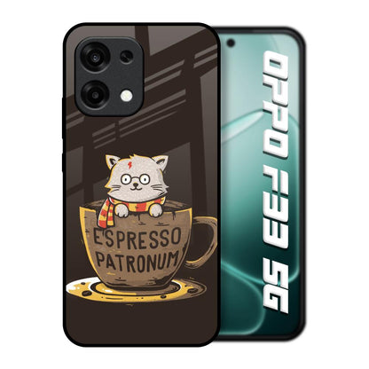 Tea With Kitty Oppo F33 5G Glass Back Cover Online