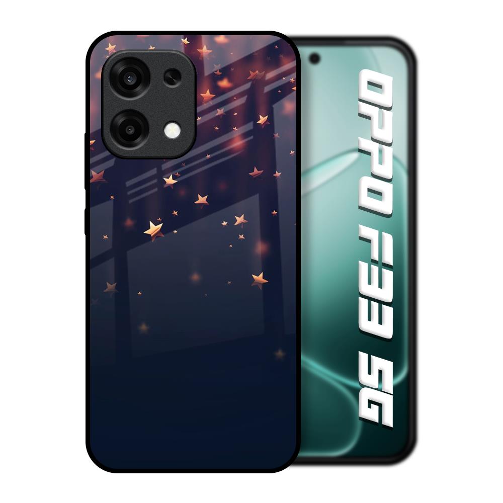 Falling Stars Oppo F33 5G Glass Back Cover Online
