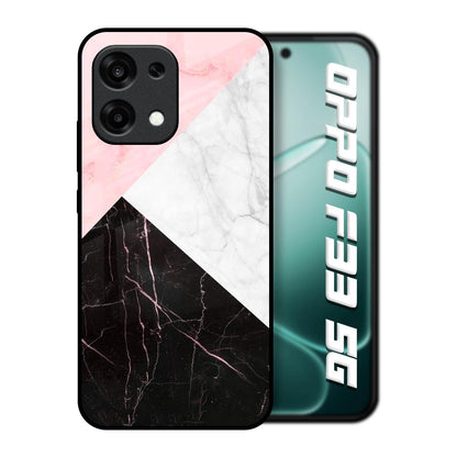 Marble Collage Art Oppo F33 5G Glass Back Cover Online