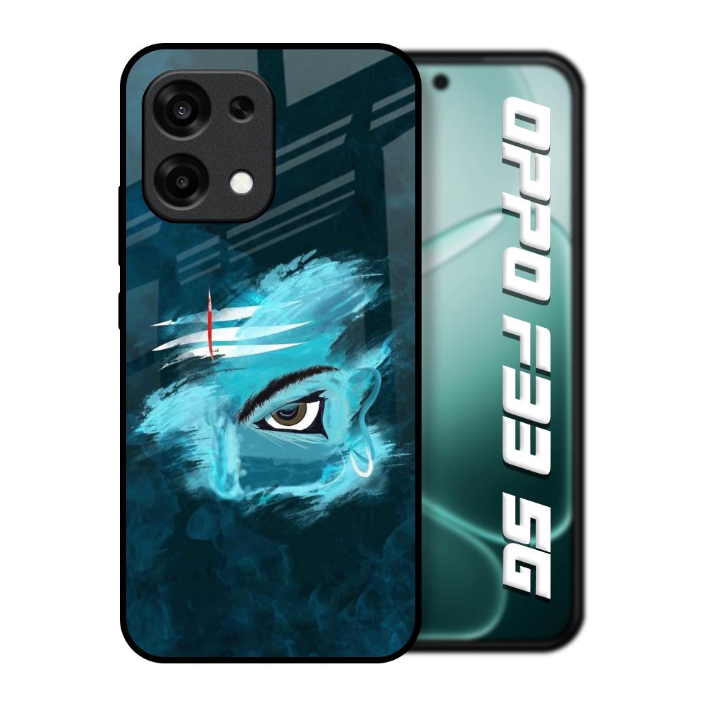 Power Of Trinetra Oppo F33 5G Glass Back Cover Online