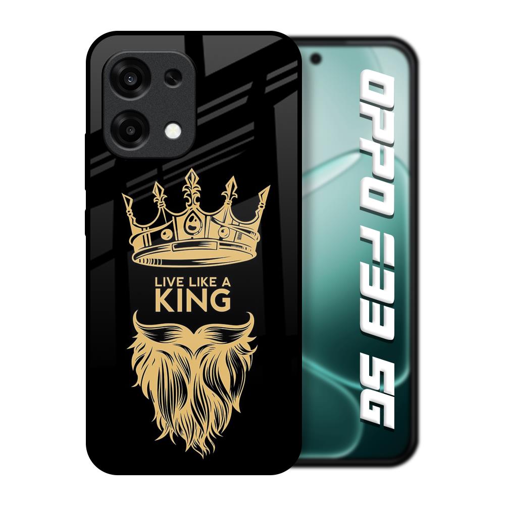 King Life Oppo F33 5G Glass Back Cover Online