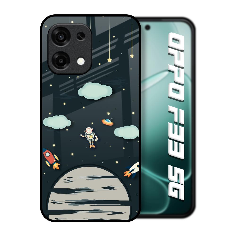 Astronaut Dream Oppo F33 5G Glass Back Cover Online