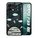 Astronaut Dream Oppo F33 5G Glass Back Cover Online