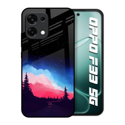 Drive In Dark Oppo F33 5G Glass Back Cover Online