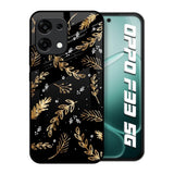 Autumn Leaves Oppo F33 5G Glass Back Cover Online