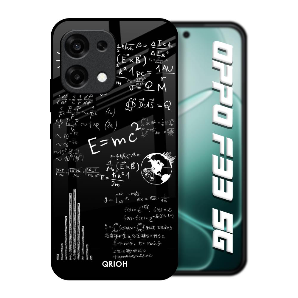 Funny Math Oppo F33 5G Glass Back Cover Online