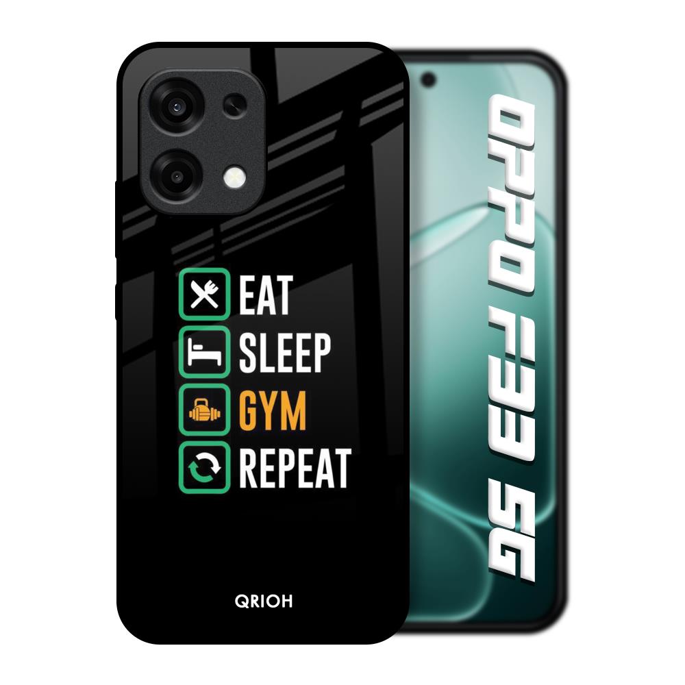 Daily Routine Oppo F33 5G Glass Back Cover Online