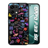 Accept The Mystery Oppo F33 5G Glass Back Cover Online