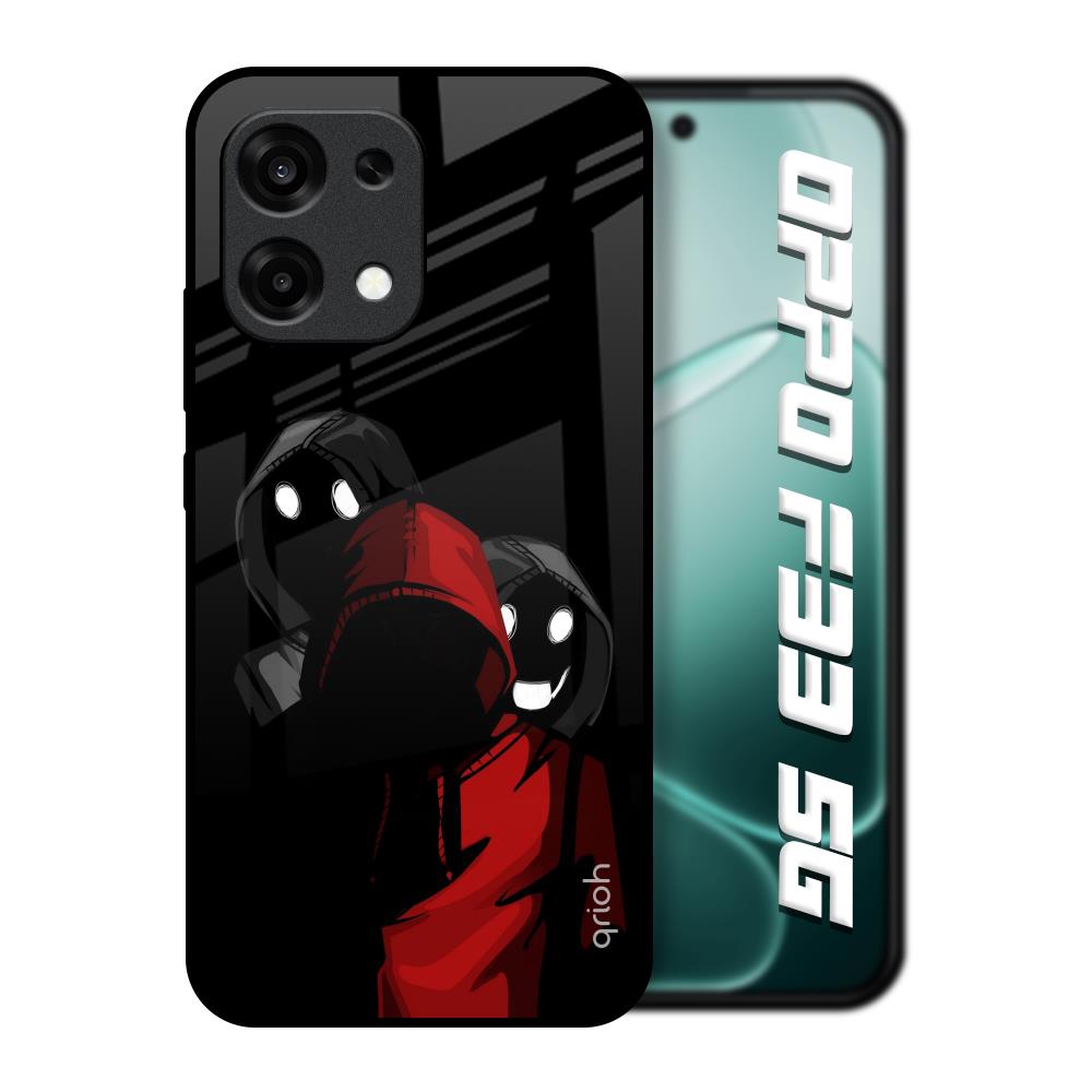 Shadow Character Oppo F33 5G Glass Back Cover Online