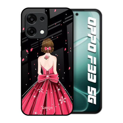 Fashion Princess Oppo F33 5G Glass Back Cover Online