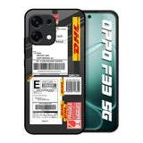 Cool Barcode Label Oppo F33 5G Glass Back Cover Online