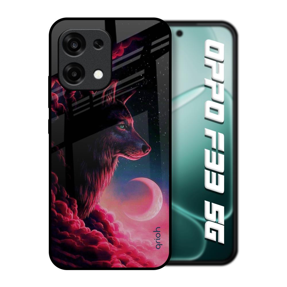 Moon Wolf Oppo F33 5G Glass Back Cover Online