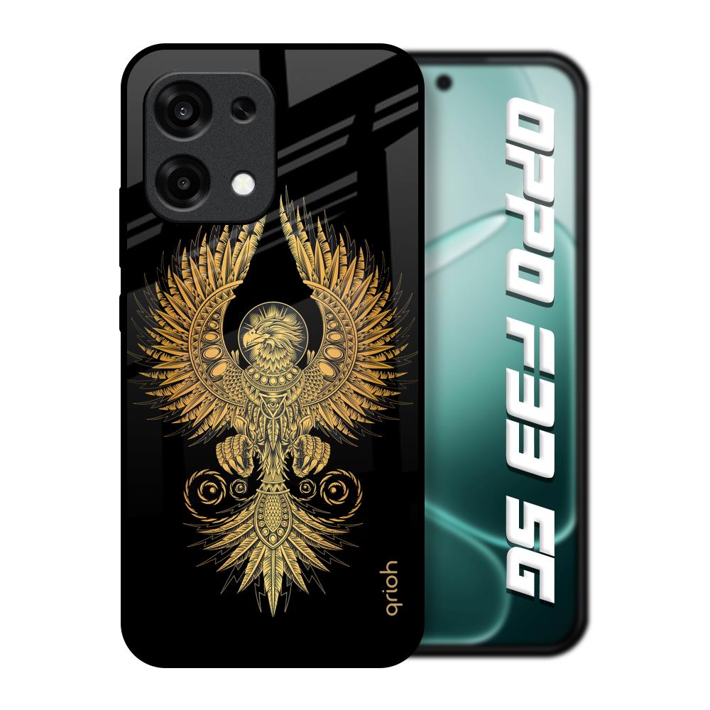 Mythical Phoenix Art Oppo F33 5G Glass Back Cover Online