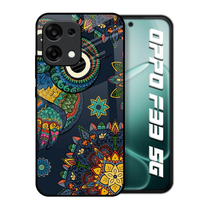 Owl Art Oppo F33 5G Glass Back Cover Online