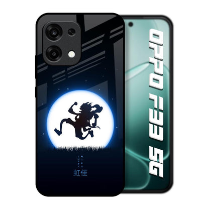 Luffy Nika Oppo F33 5G Glass Back Cover Online