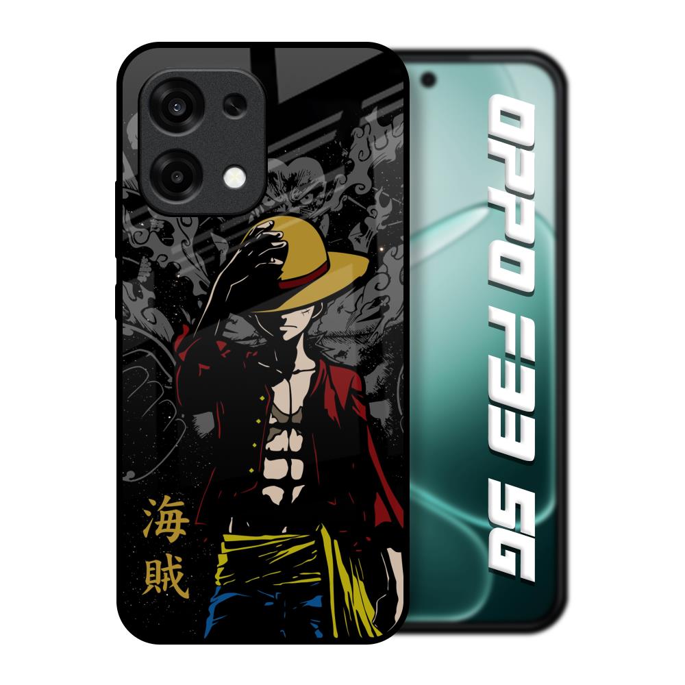 Dark Luffy Oppo F33 5G Glass Back Cover Online