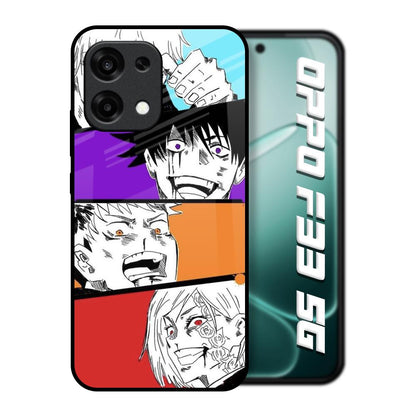 Anime Sketch Oppo F33 5G Glass Back Cover Online