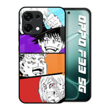 Anime Sketch Oppo F33 5G Glass Back Cover Online