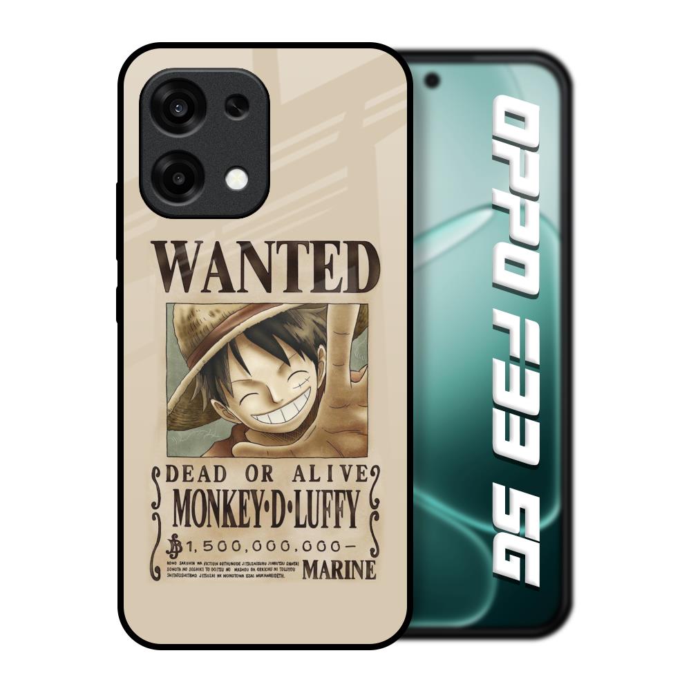 Luffy Wanted Oppo F33 5G Glass Back Cover Online