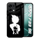 Monochrome Goku Oppo F33 5G Glass Back Cover Online