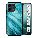 Ocean Marble Oppo F33 5G Glass Back Cover Online