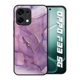 Purple Gold Marble Oppo F33 5G Glass Back Cover Online